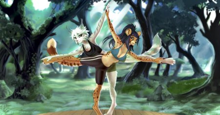 Фурри девушка