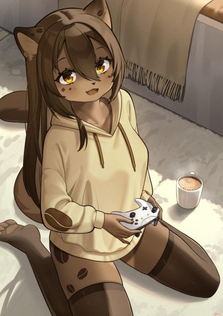 Фурри девушка