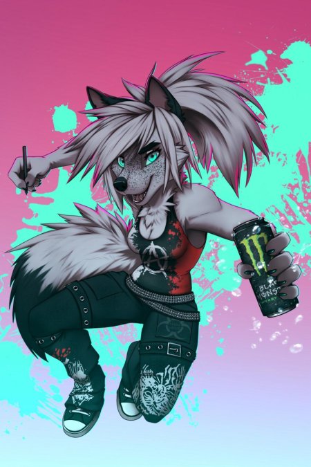 Фурри девушка