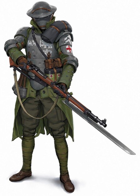 Дизельпанк солдат