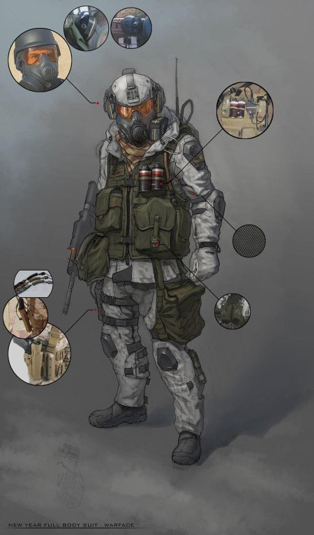 Чвк солдат concept art