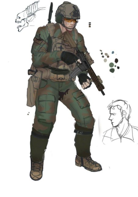 Чвк солдат concept art