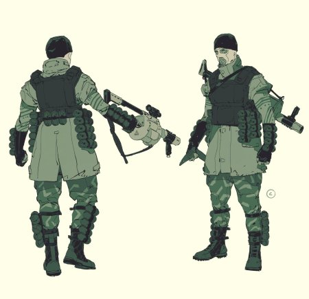 Концепт арт metal gear solid