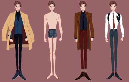 Референс парень в полный рост