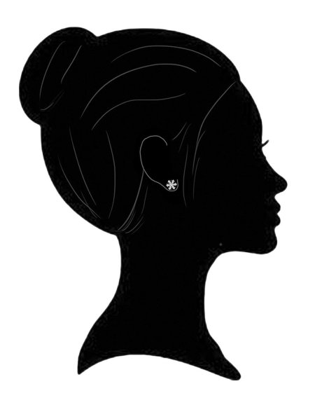 Силуэт женской головы