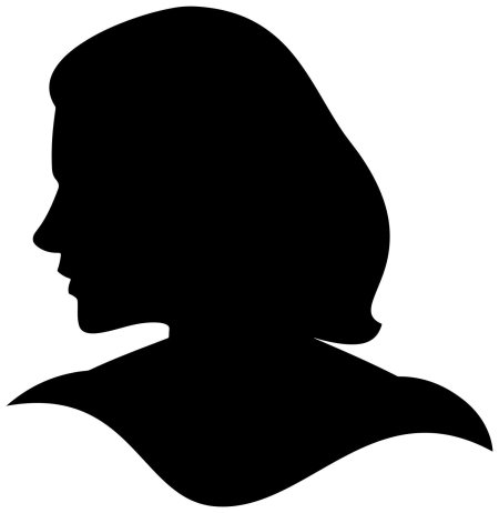 Лицо силуэт
