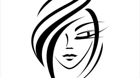 Лицо девушки вектор