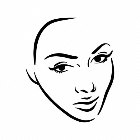 Контур лица