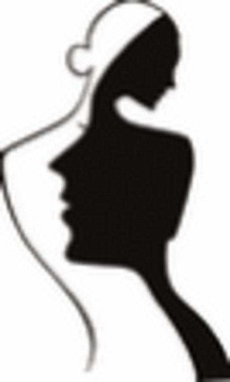 Женский профиль рисунок силуэт
