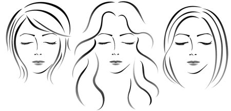 Очертание лица