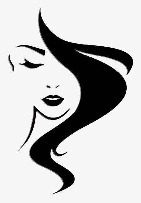 Силуэт женского лица