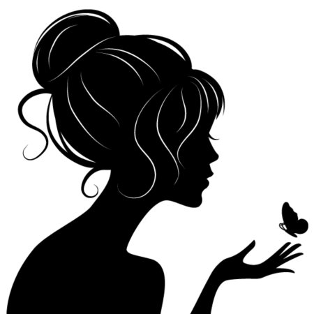 Силуэт девушек