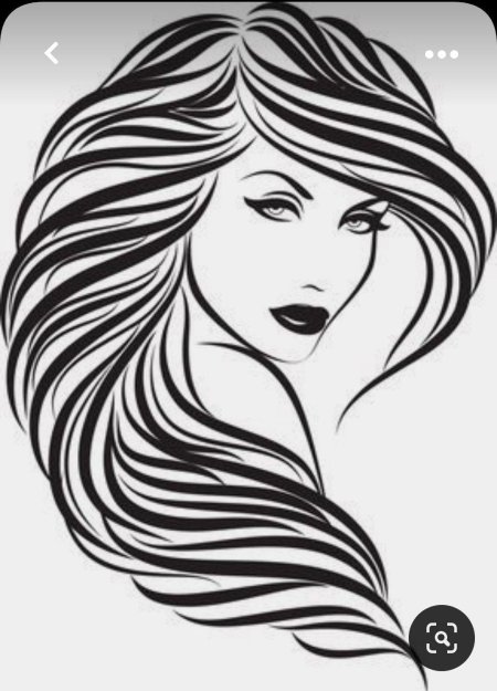 Трафарет женщины