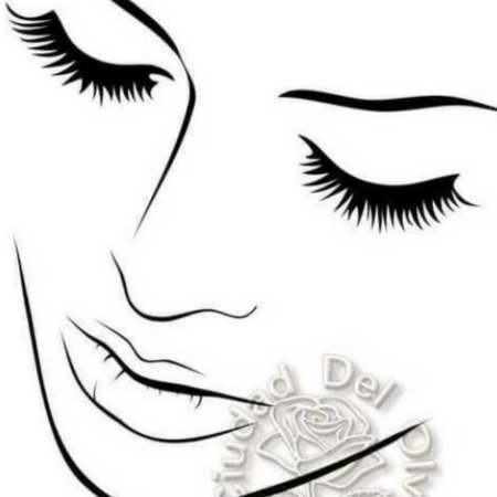 Силуэт женского лица