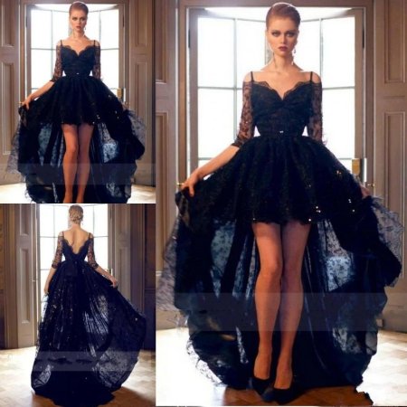 Платье на выпускной черное