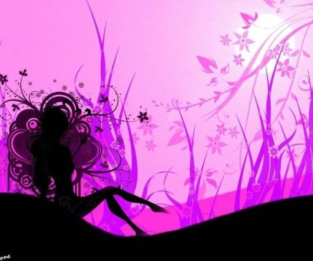 Силуэт девушек