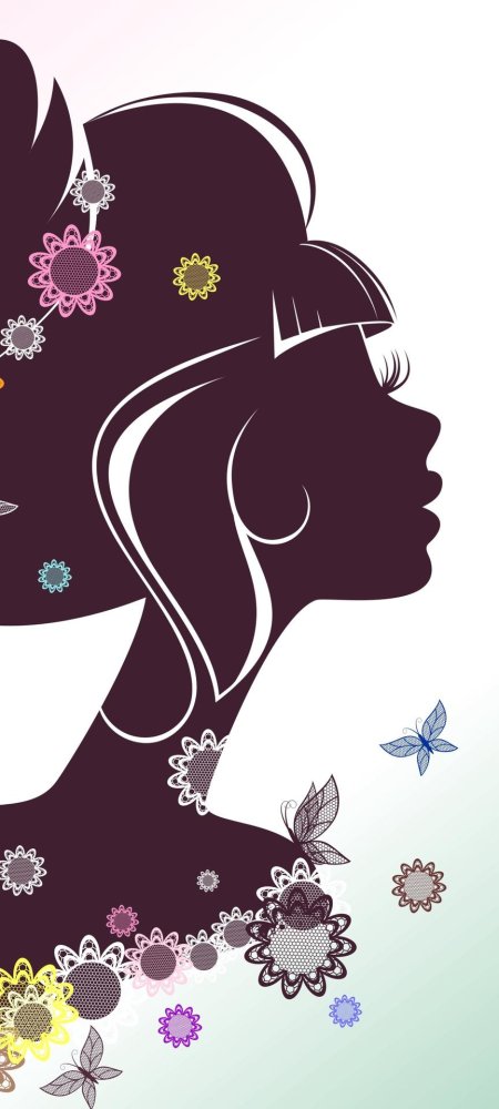 Силуэт девушек