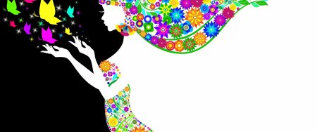 Силуэт девушек