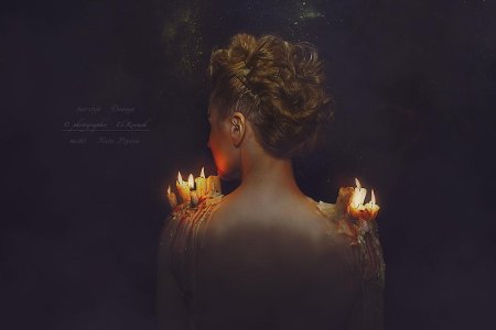 Фотосессия со свечами