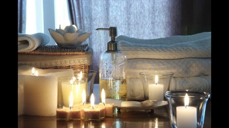 Свечи в ванной