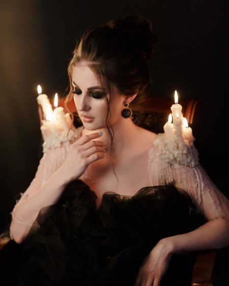 Фотосессия со свечами