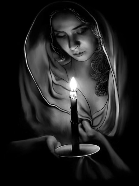 Девушка со свечой
