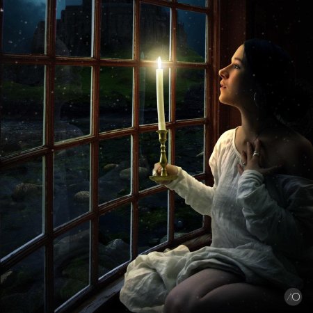 Девушка у окна