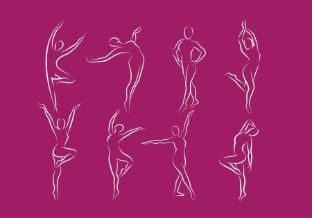 Женские силуэты