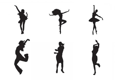 Танцор силуэт