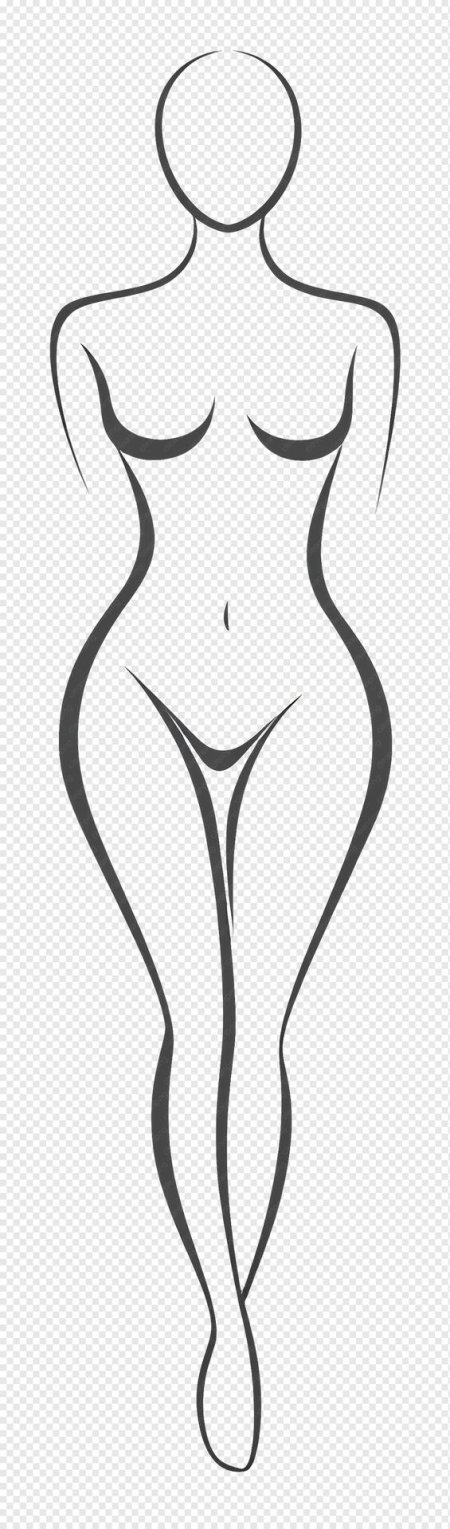 Силуэт женской фигуры