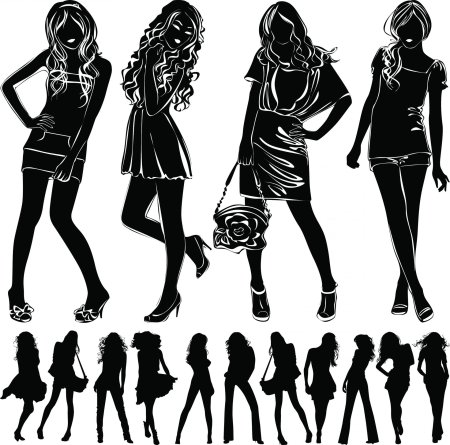 Женский силуэт