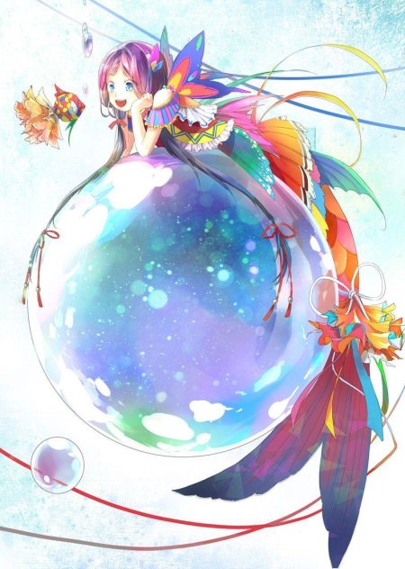 Мыльные пузыри аниме