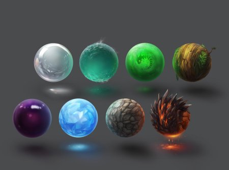 Шары материалы арт