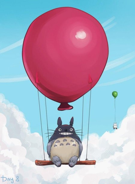 Воздушный шар аниме