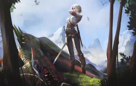 Ведьмак цири арт