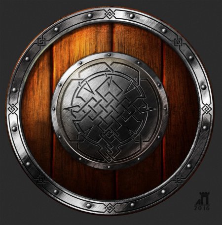 Круглый щит