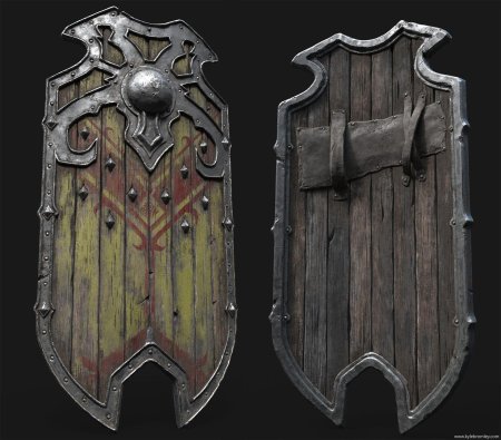 Щит скутум средневековый