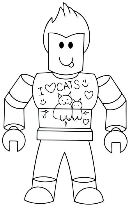 Раскраска роблокс