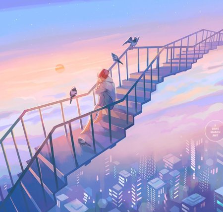 Аниме пейзаж