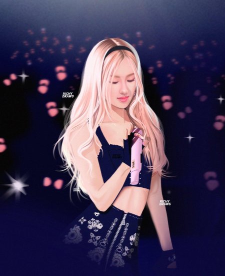 Розэ арт blackpink