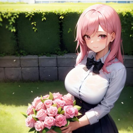 Красивая аниме девушка