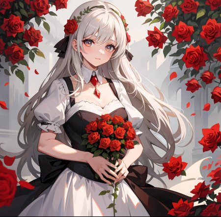 Аниме девушка красивая