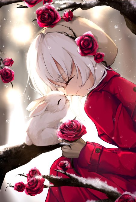 Девушка кролик