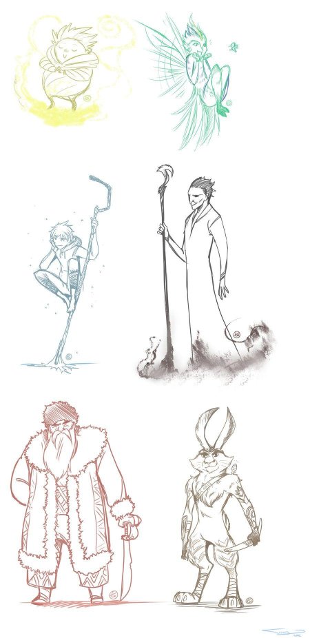 Раскраски хранители снов ледяной джек