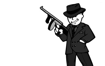 Vault boy гангстер