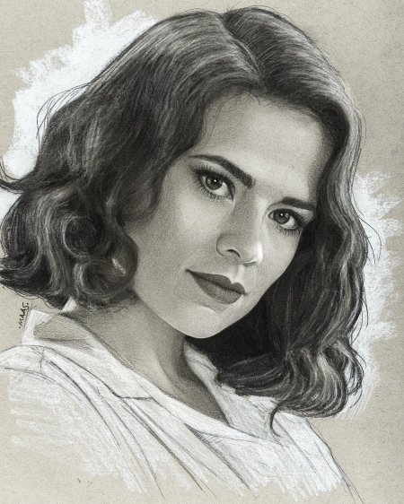 Хейли этвелл пегги картер