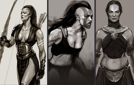 God of war афродита концепт арты