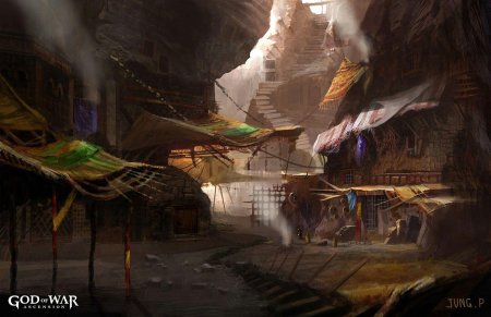 Восточный базар концепт арт