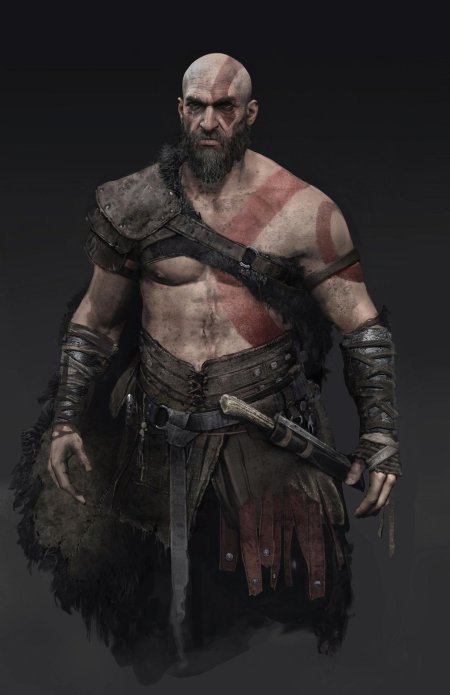 Кратос год оф вар 4 арт