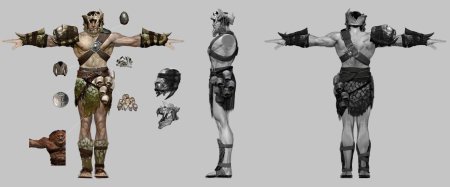 Кратос концепт арт